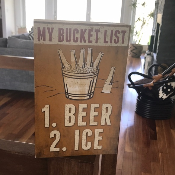 Bucket List Wood Sign/Box - Picture 1 of 5